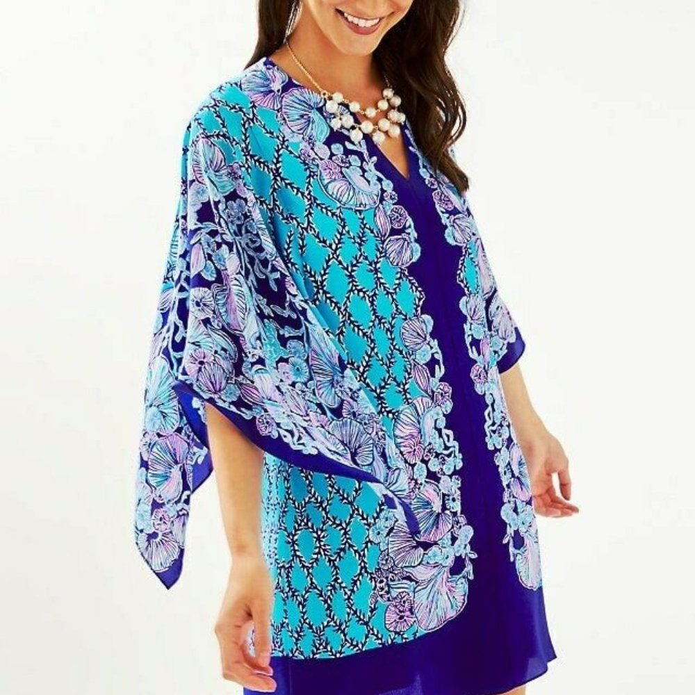 Lilly Pulitzer Shalynn Silk Caftan, Size 0, NEW!